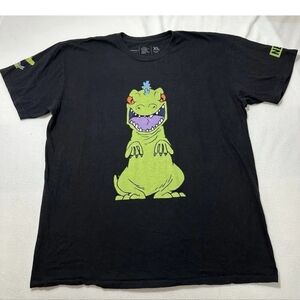 Nickelodeon neff rugrats reptar Black Graphic Tee medium t-shirt short sleeve